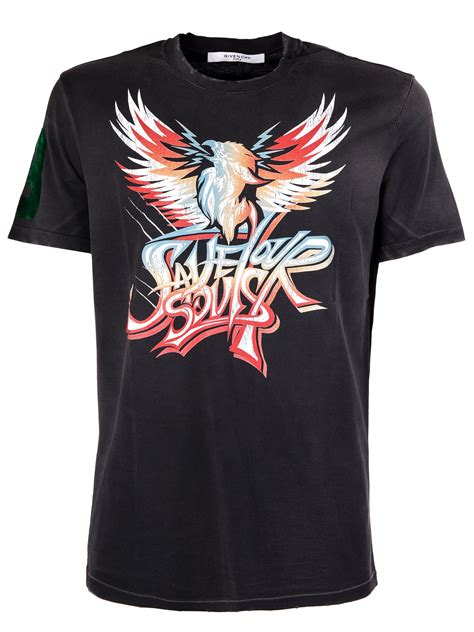 Givenchy Printed Wings Tee .